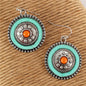 Metal Turquoise Stone Earring