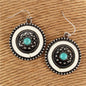 Metal Turquoise Stone Earring