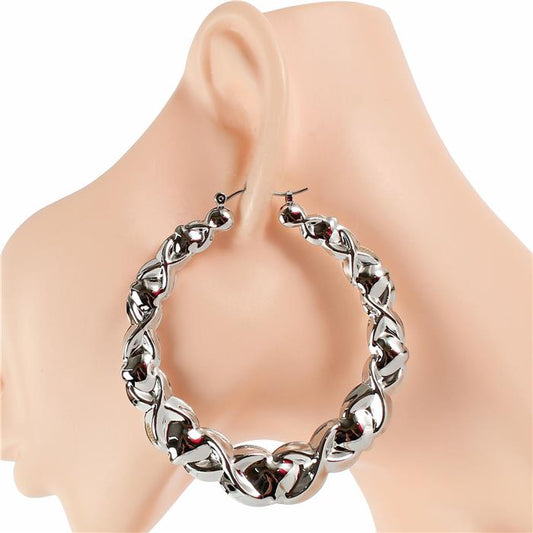 Metal Hoop Earring