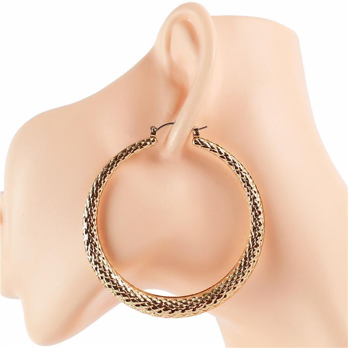 60 MM Metal Hoop Earring