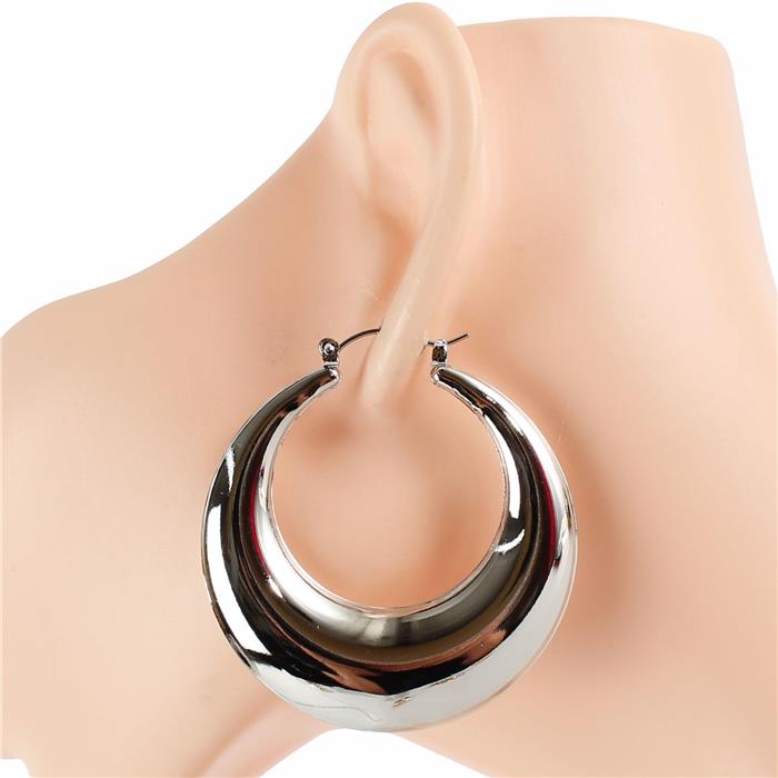 Metal Hoop Earring