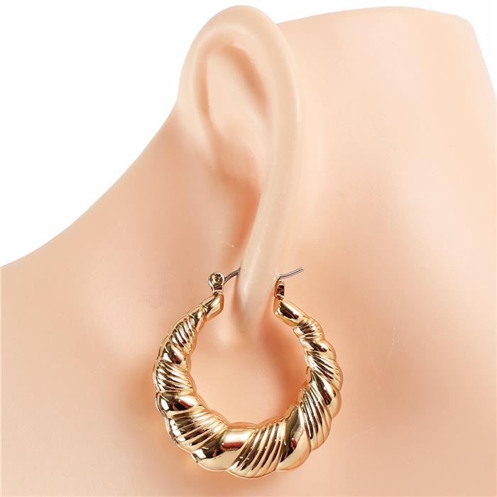 Metal Hoop Earring