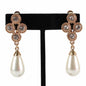 Clip On Pearl Dangle Earring