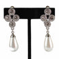 Clip On Pearl Dangle Earring