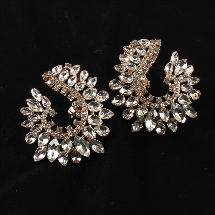 Clip On Crystal Earring