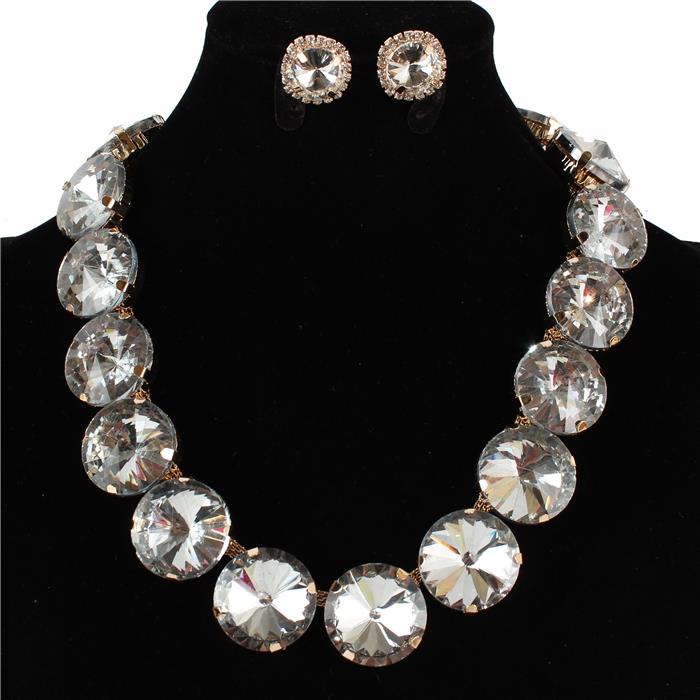 Crystal Evening Necklace Set