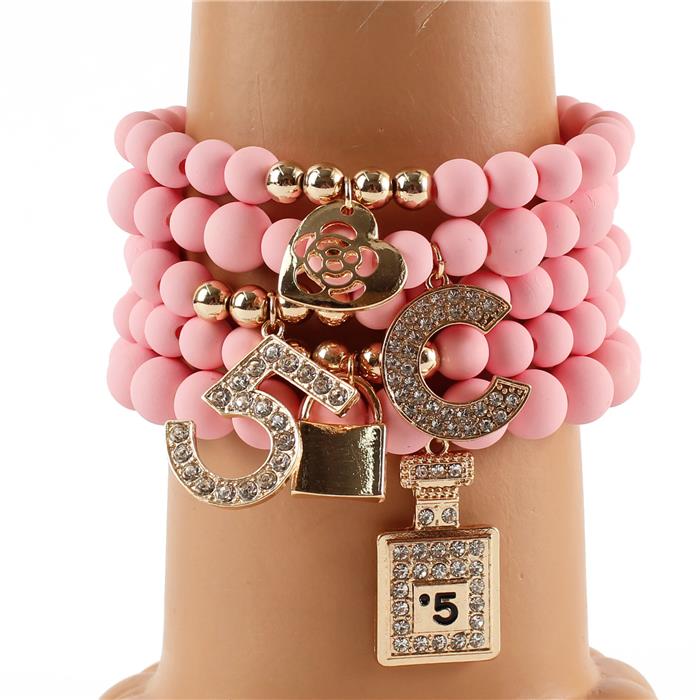 Fashion Multilayereds Bead Stretch Bracelet