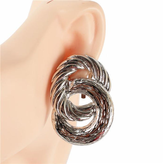 Clip On Metal Earring