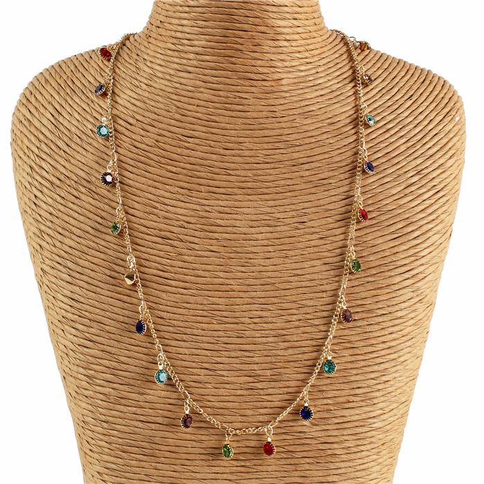 Color Stones Necklace