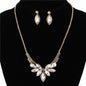 Rhinestones Crystal Necklace Set