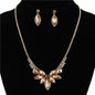 Rhinestones Crystal Necklace Set