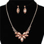 Rhinestones Crystal Necklace Set