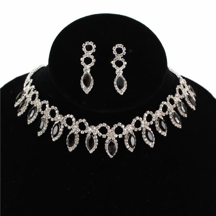 Rhinestones Crystal Choker Set