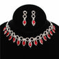 Rhinestones Crystal Choker Set