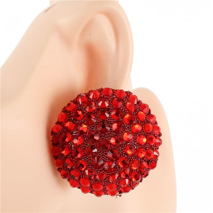 Clip On Crystal Earring