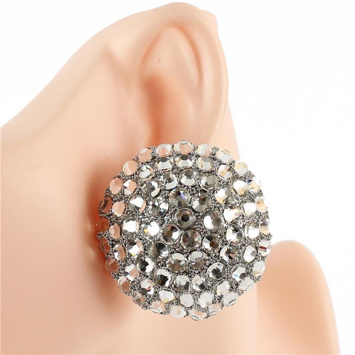 Clip On Crystal Earring