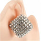 Clip On Crystal Earring