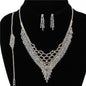 Rhinestones 3 pc Necklace Set