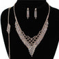 Rhinestones 3 pc Necklace Set