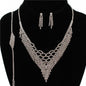 Rhinestones 3 pc Necklace Set