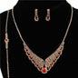 Rhinestones 3 pc Necklace Set