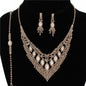 Rhinestones 3 pc Necklace Set