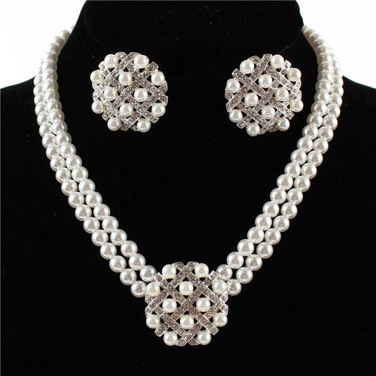 Pearl Necklace Set