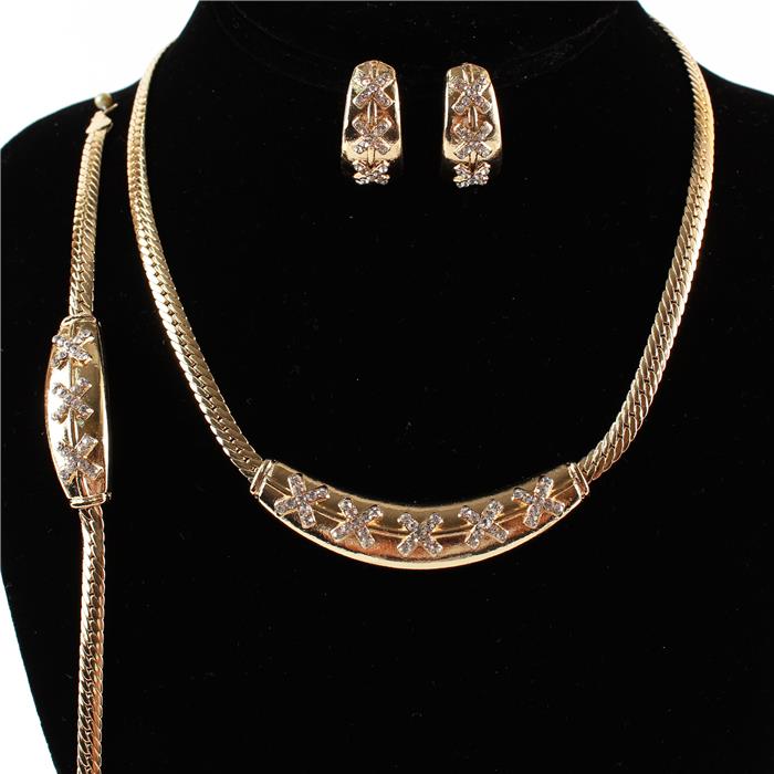 Metal 3 pc Necklace Set