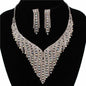 Rhinestones Necklace Set