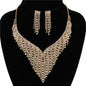 Rhinestones Necklace Set