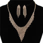 Rhinestones Necklace Set