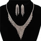 Rhinestones Necklace Set