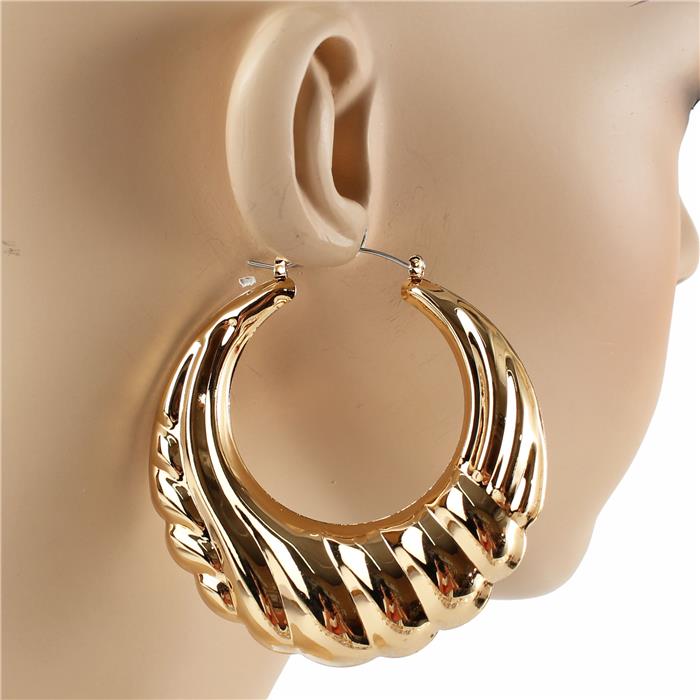 Metal Hoop Earring