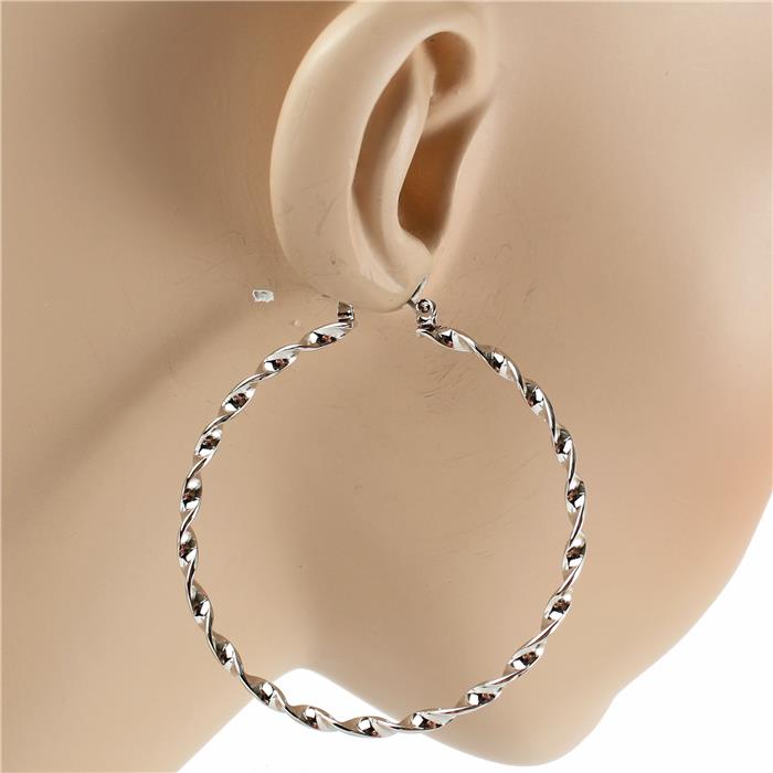 50 MM Metal Hoop Earring