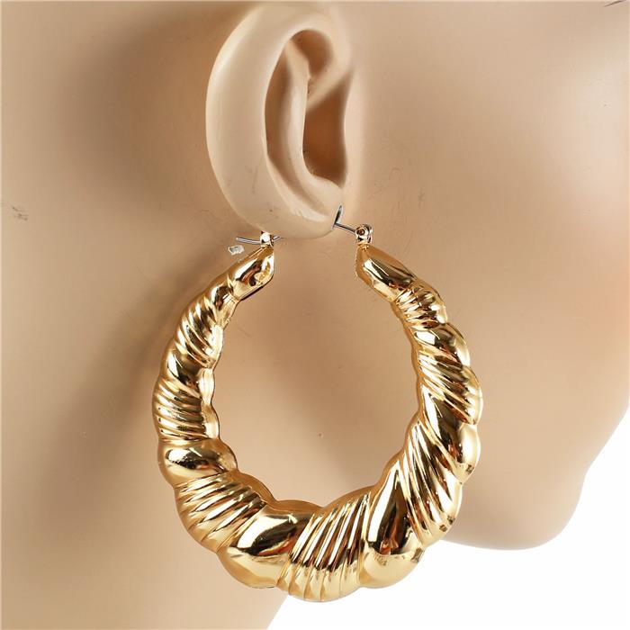 Metal Hoop Earring