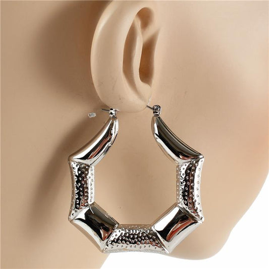 Metal Hoop Earring