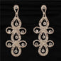 Rhinestones Long Earring