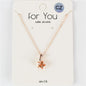 CZ  Star Charm Necklace