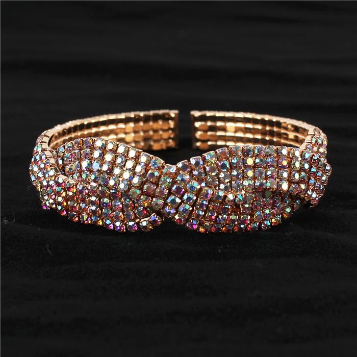 Rhinestones Cuff Bangle