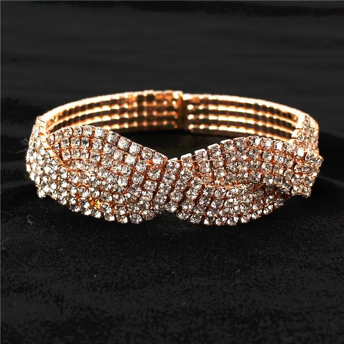 Rhinestones Cuff Bangle