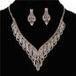 Rhinestones Necklace Set