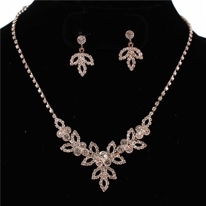 Rhinestones Necklace Set