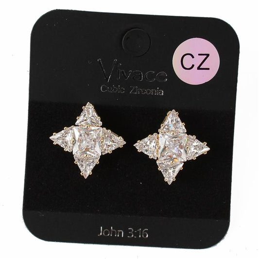 CZ Stud Earring