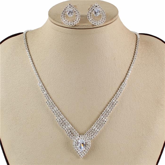 CZ Necklace Set