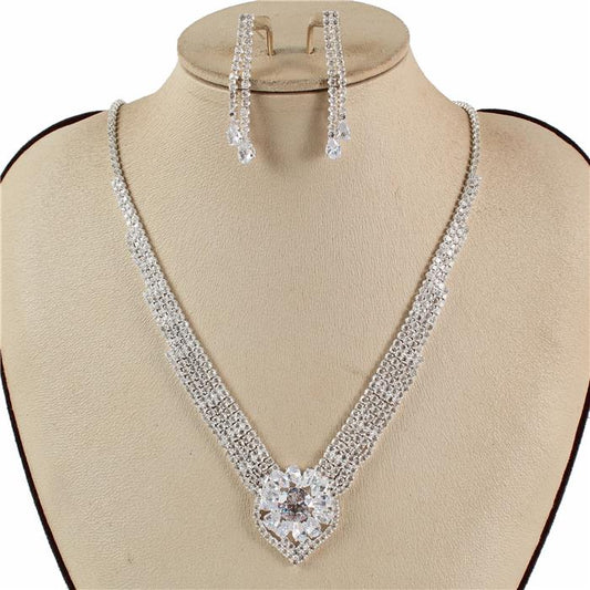 CZ Necklace Set