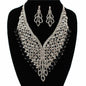 Rhinestones Crystal  Necklace Set