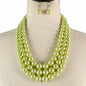 3 Layered Pearl Necklace Set