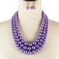 3 Layered Pearl Necklace Set