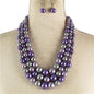 3 Layered Pearl Necklace Set