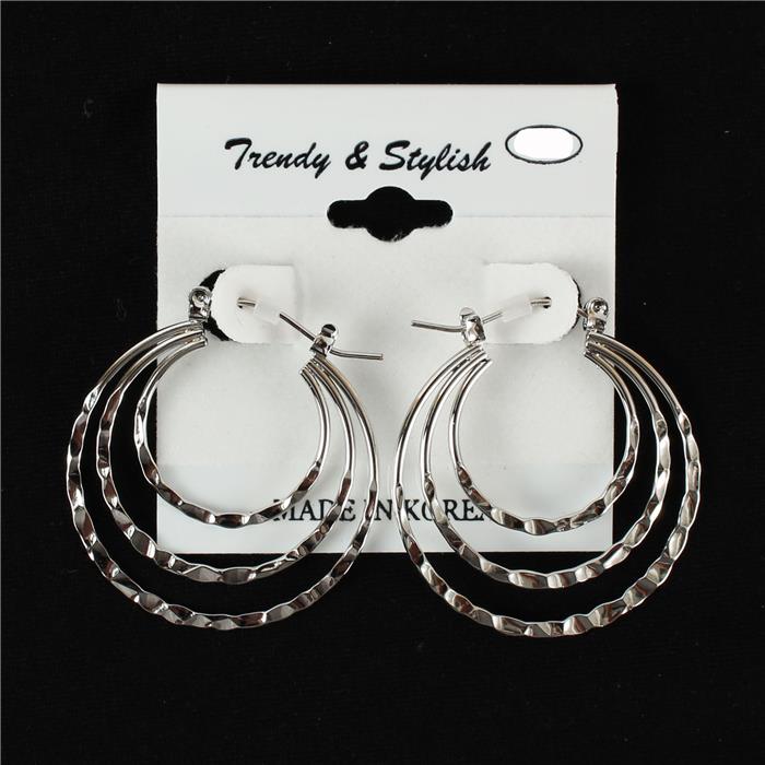 1.50 Inch Metal Earring